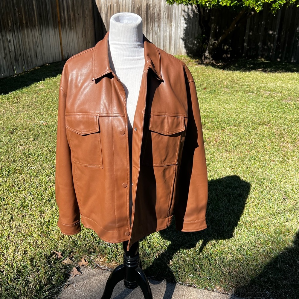 Sebby Women's Brown Leather Jacket
